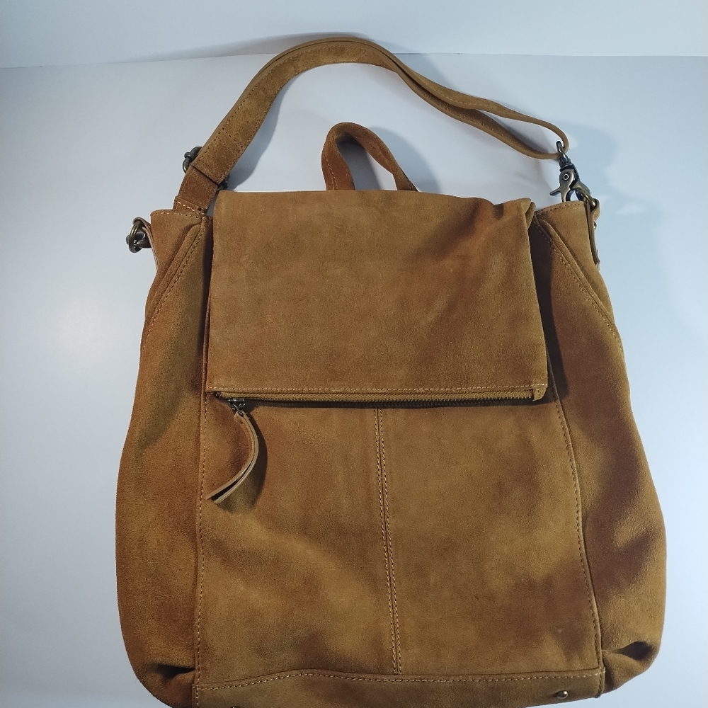 Free People Camilla Suede Convertible Backpack